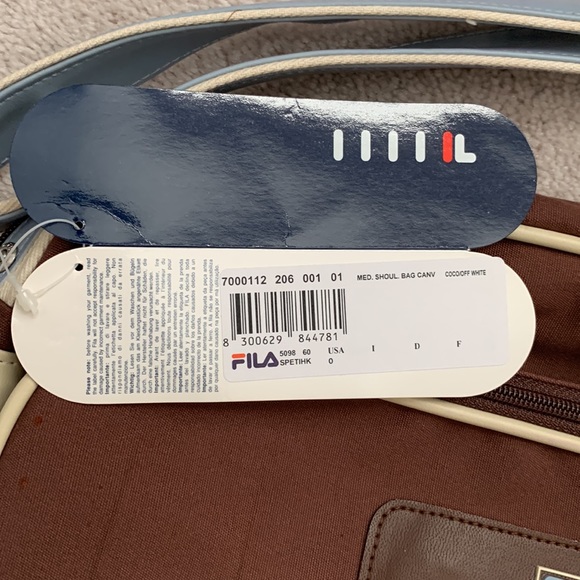 Retro Fila Medium Shoulder Bag Canvas - Picture 5 of 8